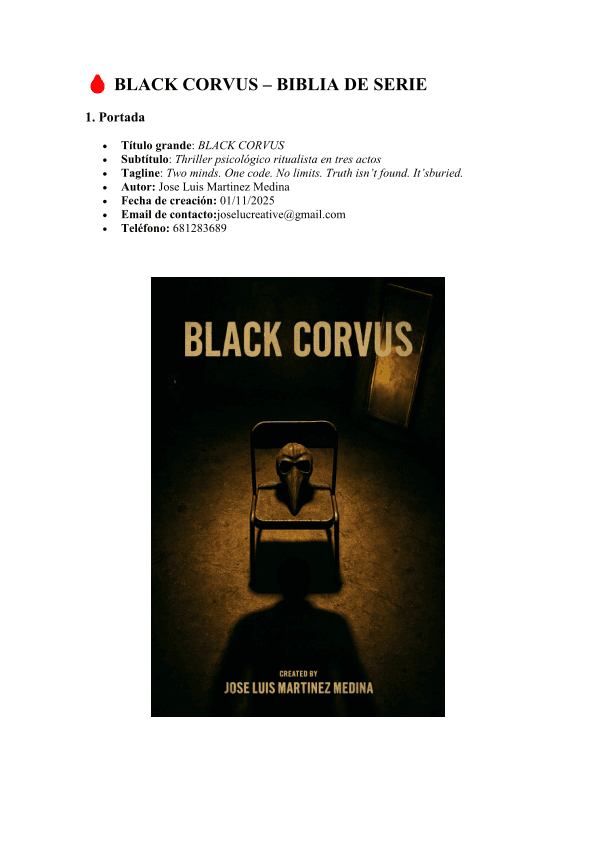 BLACK CORVUS