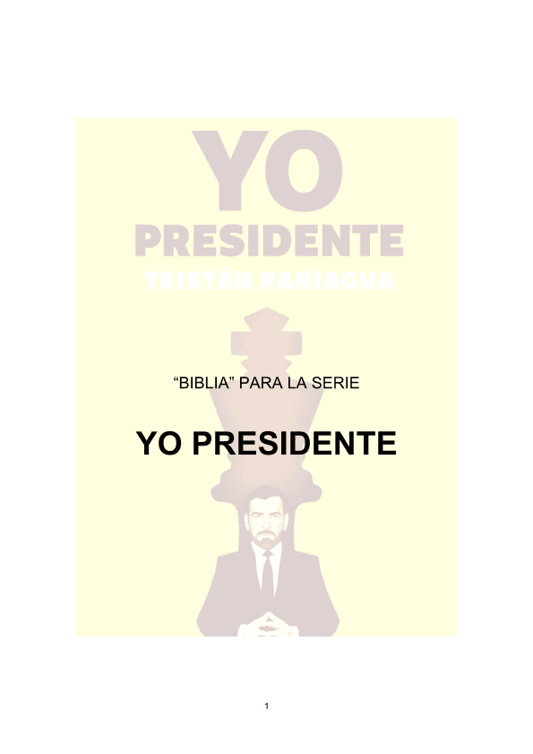 Yo, presidente